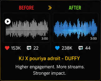 Before and after showcase — KJ X pouriya adroit - DUFFY