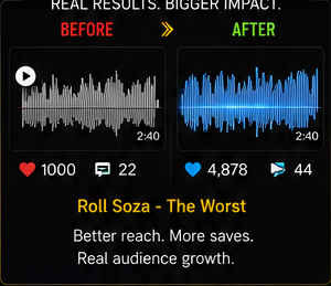 Before and after showcase — Roll Soza - The Worst