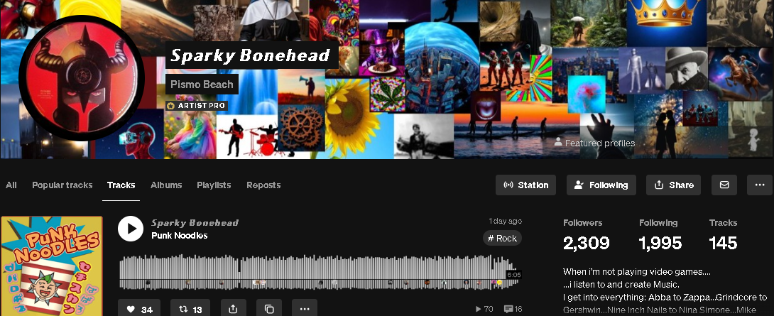 Sparky Bonehead track campaign screenshot
