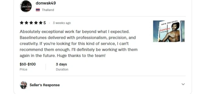 Client review from donwak49
